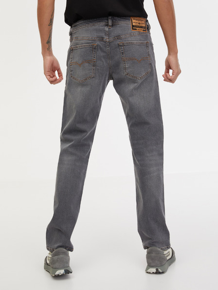 Diesel Graue gerade geschnittene Diesel Buster-Jeans für Männer