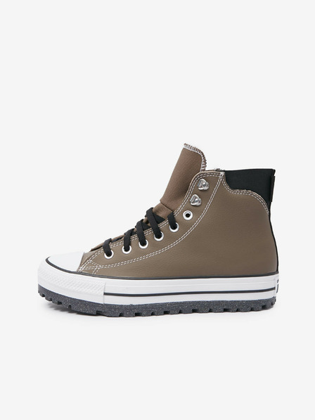 Converse Braune Leder-Knöchel-Turnschuhe Converse Chuck Taylor All Star City Trek