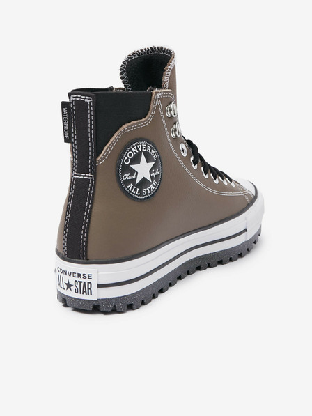 Converse Braune Leder-Knöchel-Turnschuhe Converse Chuck Taylor All Star City Trek