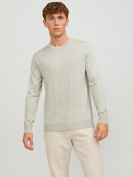 Jack & Jones Beige Herren Wollpullover Jack & Jones Mark