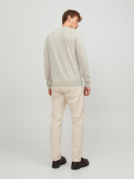 Jack & Jones Beige Herren Wollpullover Jack & Jones Mark