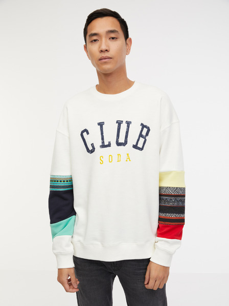 Scotch & Soda Cremefarbenes Herren-Sweatshirt von Scotch & Soda