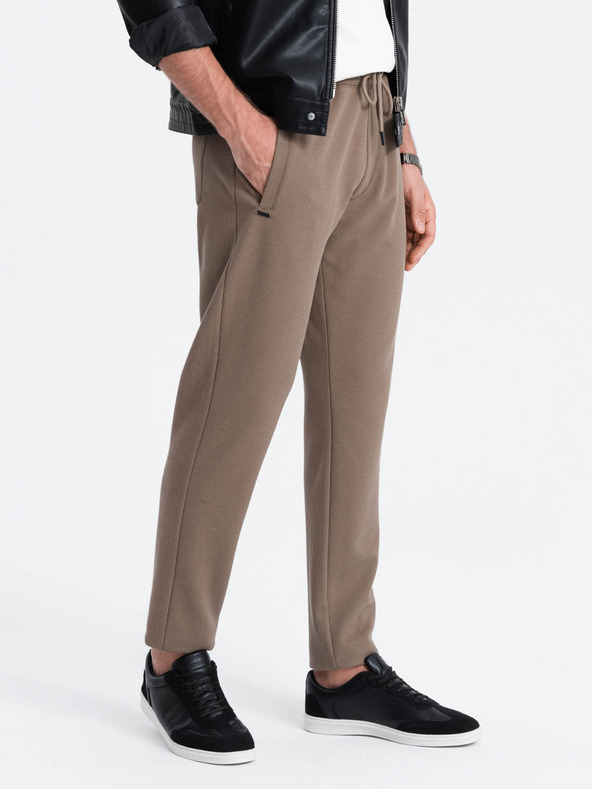 Ombre Clothing Braune Herren-Basic-Sweatpants Ombre Clothing