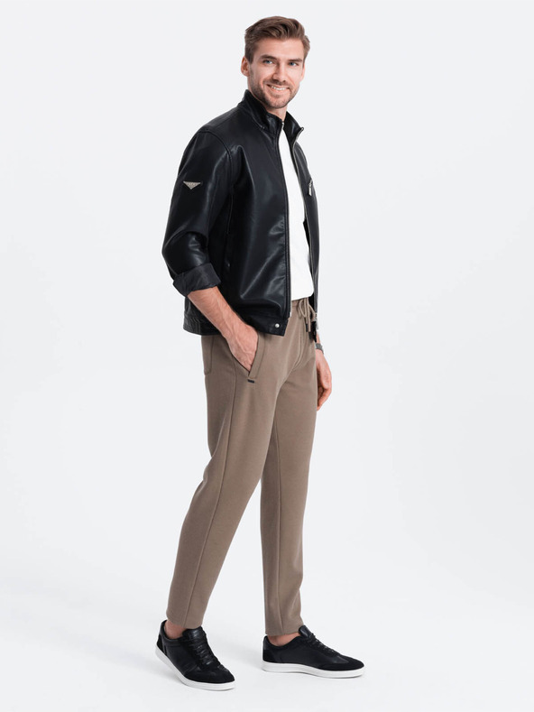 Ombre Clothing Braune Herren-Basic-Sweatpants Ombre Clothing