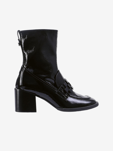 Högl Schwarze Damenstiefelette aus Lackleder Högl Maggie mit Absatz