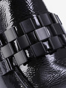 Högl Schwarze Damenstiefelette aus Lackleder Högl Maggie mit Absatz
