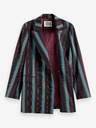 Scotch & Soda Grün-schwarz gestreifte Damenjacke Scotch & Soda