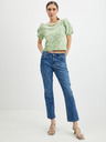 Orsay Hellgrüne Damen Melange Bluse ORSAY