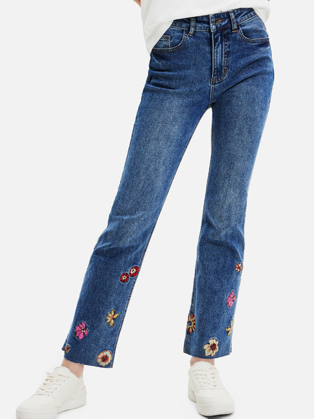 Desigual Blaue Damen Jeans mit ausgestellter Passform Desigual Nicole