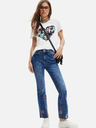 Desigual Blaue Damen Jeans mit ausgestellter Passform Desigual Nicole