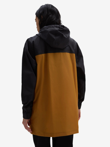 Vans Schwarzer und brauner VANS Lake Effect Rain Block wasserdichter Parka für Damen