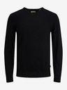 Jack & Jones Schwarzer Basic-Pullover Jack & Jones Emil