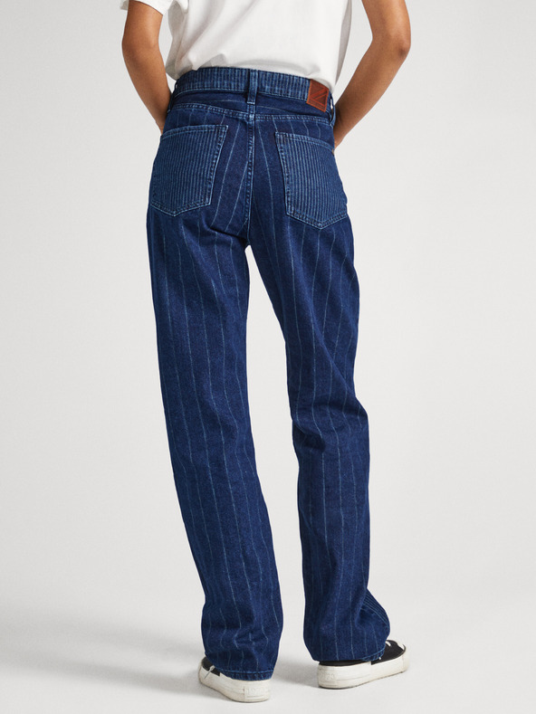 Pepe Jeans Blaue Damenjeans Pepe Jeans Robyn Stripe