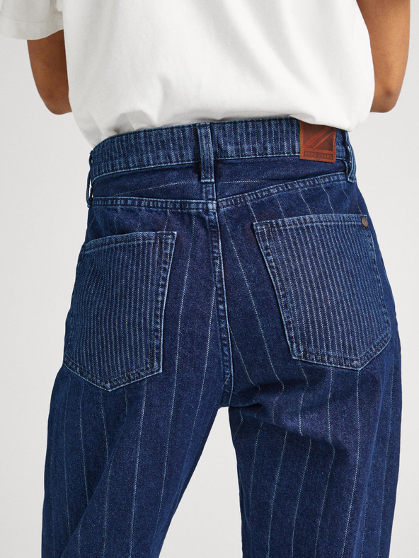 Pepe Jeans Blaue Damenjeans Pepe Jeans Robyn Stripe
