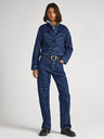 Pepe Jeans Pepe Jeans Mika Stripe Blaue Damen Jeansjacke