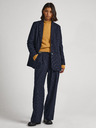 Pepe Jeans Dunkelblau gestreifte Damenjacke mit Wollmischung Pepe Jeans Rene
