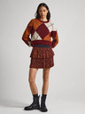 Pepe Jeans Damenpullover Pepe Jeans Eliot mit Alpakamuster in Burgund