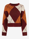 Pepe Jeans Damenpullover Pepe Jeans Eliot mit Alpakamuster in Burgund