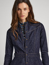 Pepe Jeans Dunkelblaues kurzes Damen Jeanskleid Pepe Jeans CASSIA