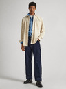 Pepe Jeans Cremefarbenes Herren-Cordhemd Pepe Jeans Devon Cord
