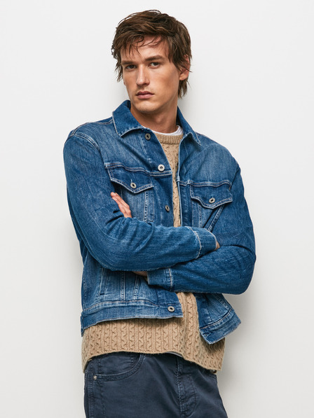 Pepe Jeans Blaue Herren-Denimjacke Pepe Jeans Pinner