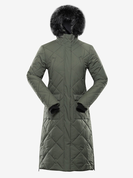 ALPINE PRO Grüner Damen-Steppmantel ALPINE PRO Gosbera