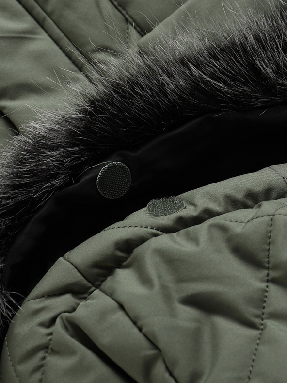 ALPINE PRO Grüner Damen-Steppmantel ALPINE PRO Gosbera