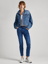 Pepe Jeans Blaue Damen Cropped Straight Fit Jeans Pepe Jeans