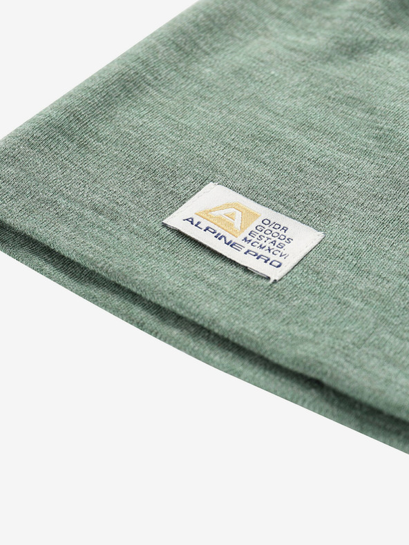 ALPINE PRO Grüne Wintermütze aus Merinowolle ALPINE PRO Bedade
