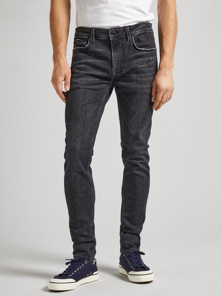 Pepe Jeans Schwarze Slim Fit Jeans für Männer Pepe Jeans