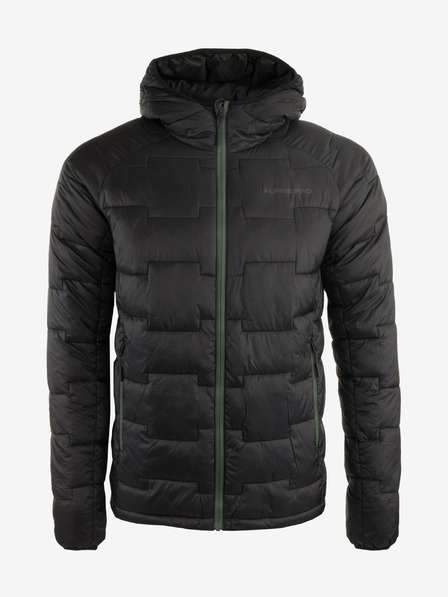 ALPINE PRO Schwarze Herren-Steppwinterjacke ALPINE PRO Hurem