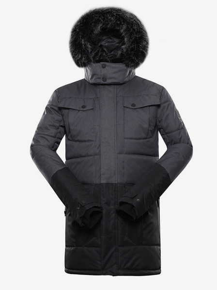 ALPINE PRO Schwarze Herren-Winterjacke ALPINE PRO Egyp