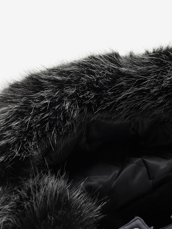 ALPINE PRO Schwarze Herren-Winterjacke ALPINE PRO Egyp