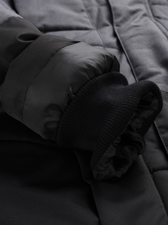 ALPINE PRO Schwarze Herren-Winterjacke ALPINE PRO Egyp