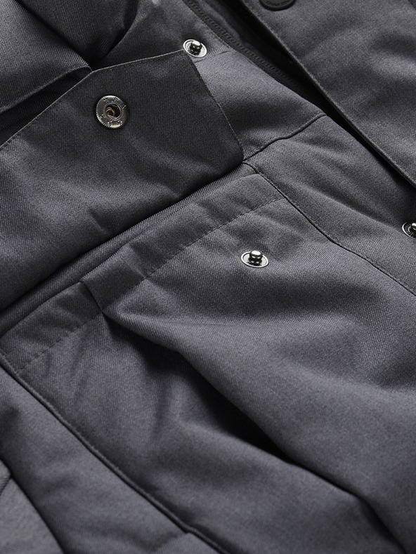 ALPINE PRO Schwarze Herren-Winterjacke ALPINE PRO Egyp