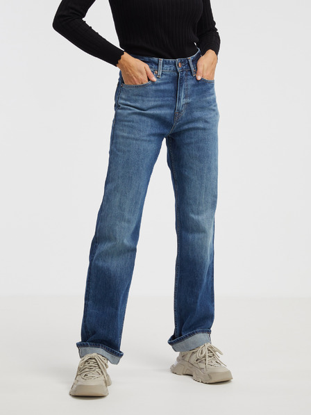 Pepe Jeans Blaue Röhrenjeans Pepe Jeans Robyn Selvedge DK für Damen