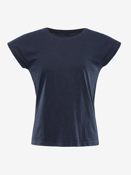 NAX Dunkelblaues Damen-T-Shirt NAX Ikara