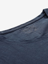 NAX Dunkelblaues Damen-T-Shirt NAX Ikara