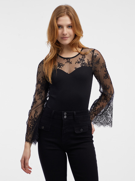 Orsay Schwarzer Damen-Spitzenbody ORSAY