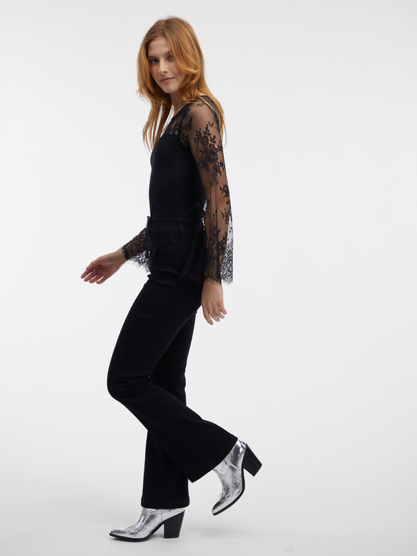 Orsay Schwarzer Damen-Spitzenbody ORSAY