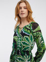 Orsay Grünes Damen-Blumenkleid ORSAY