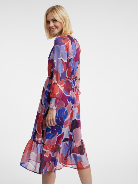 Orsay Rotes Damen-Blumenkleid ORSAY
