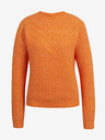 Orsay Orangefarbener Damen-Ripp-Pullover ORSAY