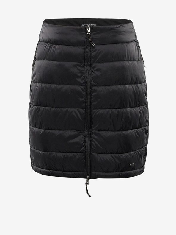 ALPINE PRO Schwarzer Damen-Stepprock ALPINE PRO Lorfa