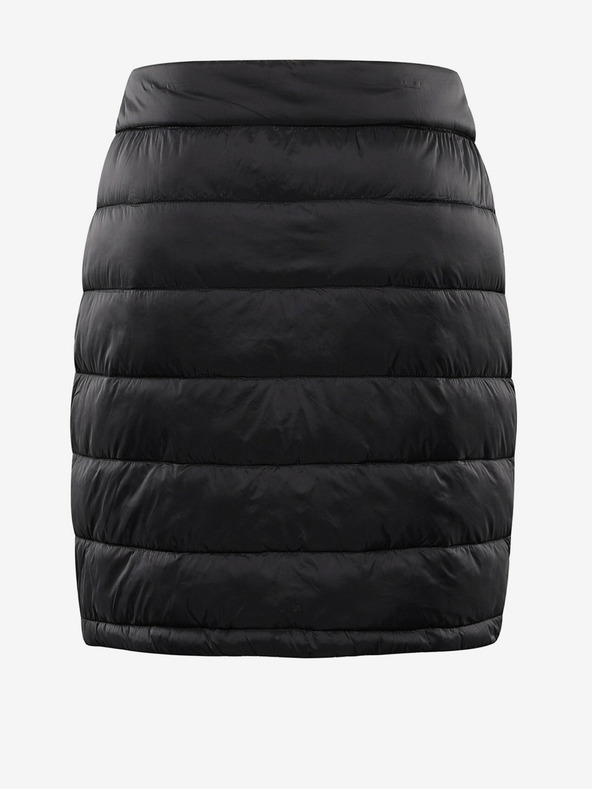 ALPINE PRO Schwarzer Damen-Stepprock ALPINE PRO Lorfa