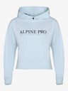 ALPINE PRO Hellblaues Damen-Sweatshirt ALPINE PRO Jefewa