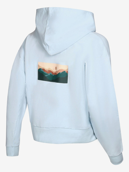ALPINE PRO Hellblaues Damen-Sweatshirt ALPINE PRO Jefewa
