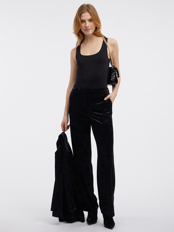 Orsay Schwarze Damen-Samthose ORSAY