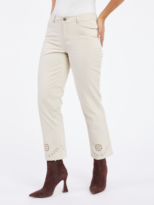Orsay Beige Straight Fit Damenjeans ORSAY