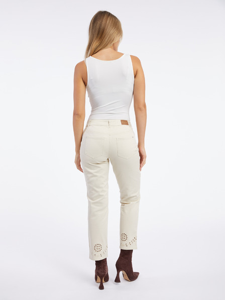 Orsay Beige Straight Fit Damenjeans ORSAY